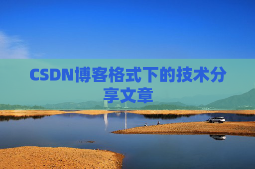 CSDN博客格式下的技术分享文章